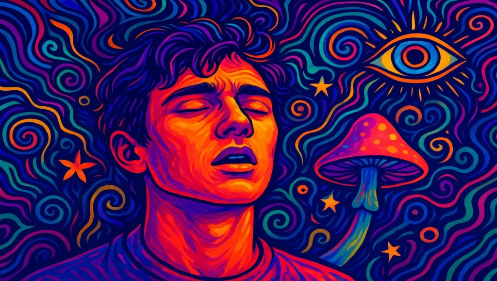 یک فرد تحت مصرف ال اس دی