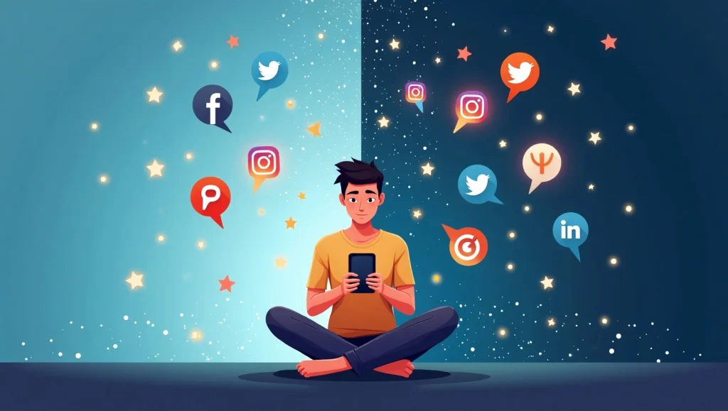 تاثیر شبکه های اجتماعی بر سلامت روان