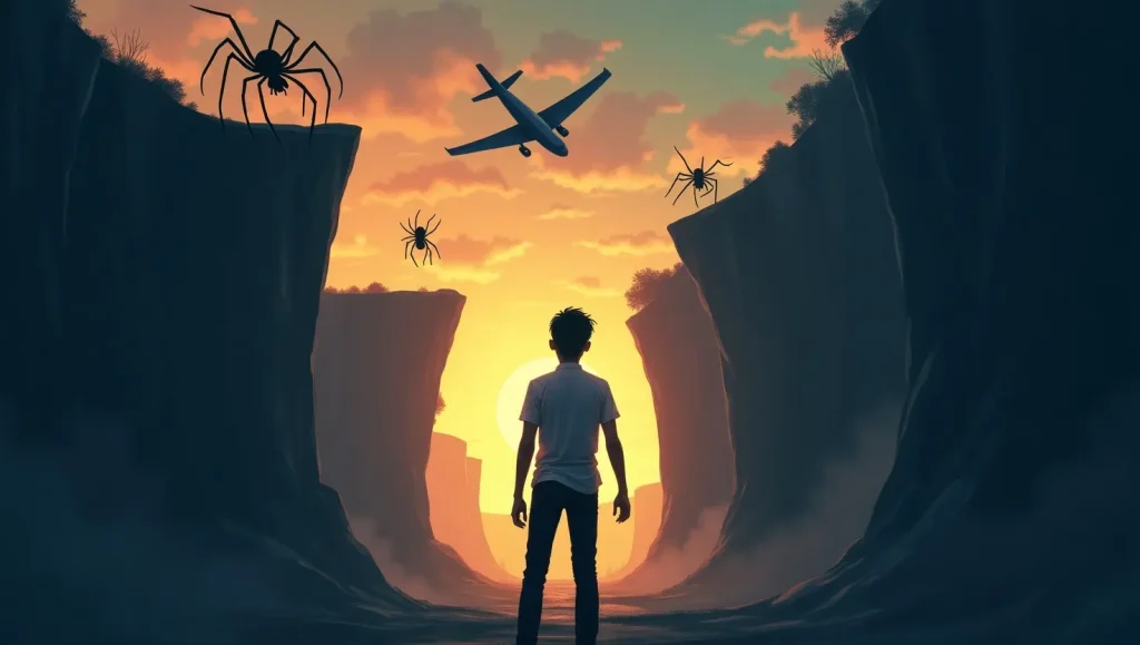 یه مرد توی دره