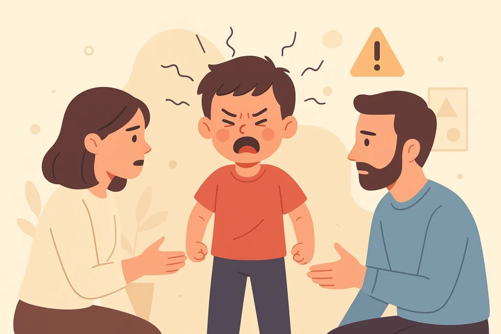 پرخاشگری کودکان