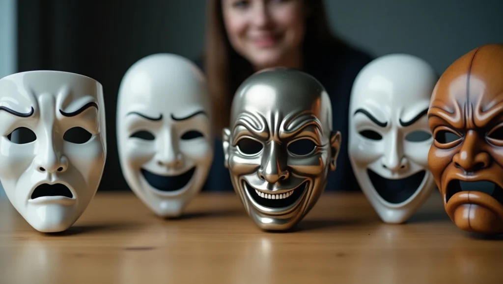 چند تا نقاب با شکل های مختلف