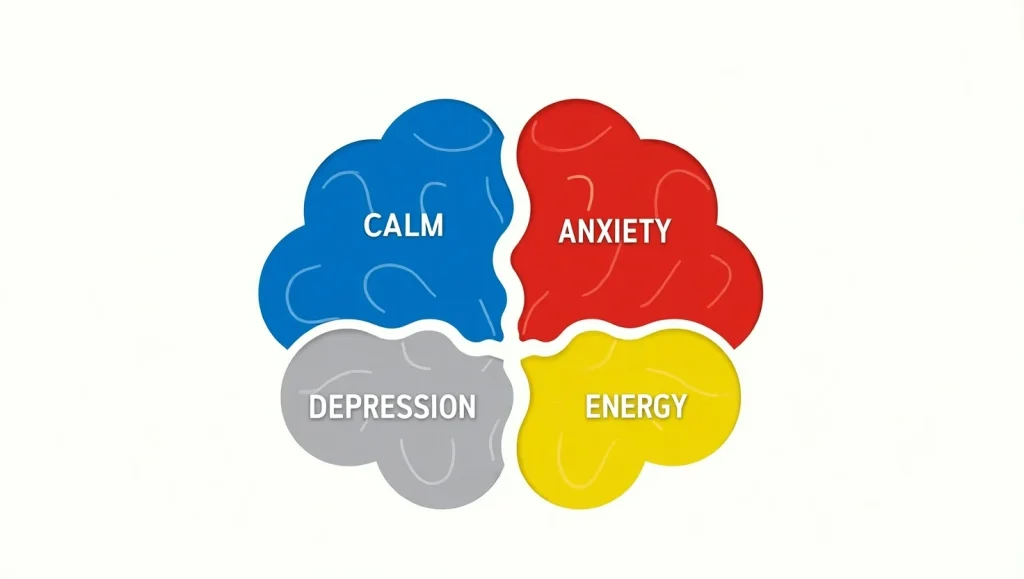 بخش های مختلف مغز